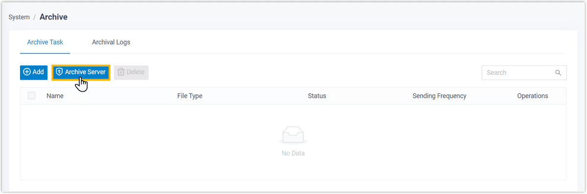 Click Archive Server