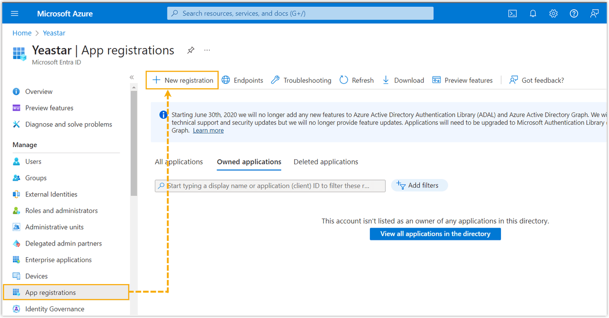 Create an Application