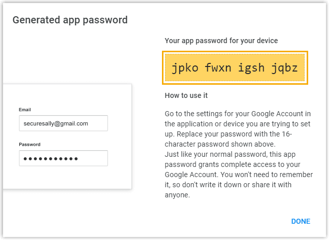 Gmail App Password