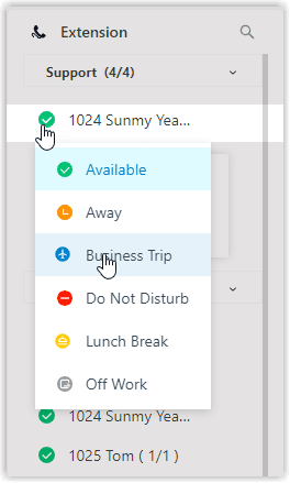 Switch Group Members' Presences