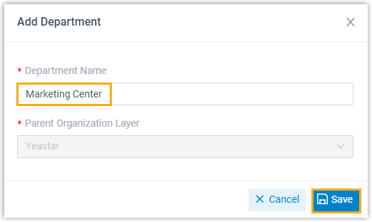 Add Sub for Root Organization