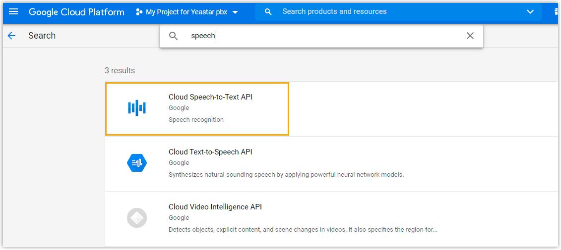 Cloud Speech-to-Text API Selection