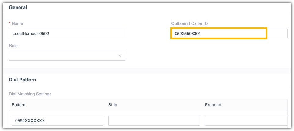 Customize Outbound Caller ID Based on Dialed Numbers