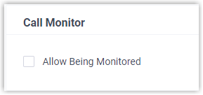 Disallow Being Monitored