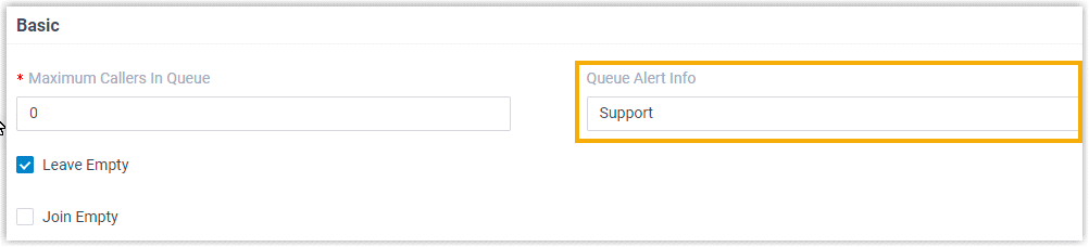 Distinctive Ringtone for Queue Calls