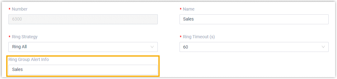 Distinctive Ringtone for Ring Group Calls