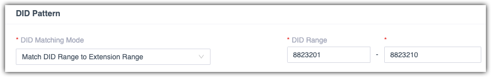 Inbound Route Based on DID