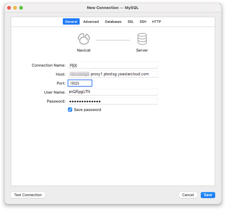 Navicat General Configuration