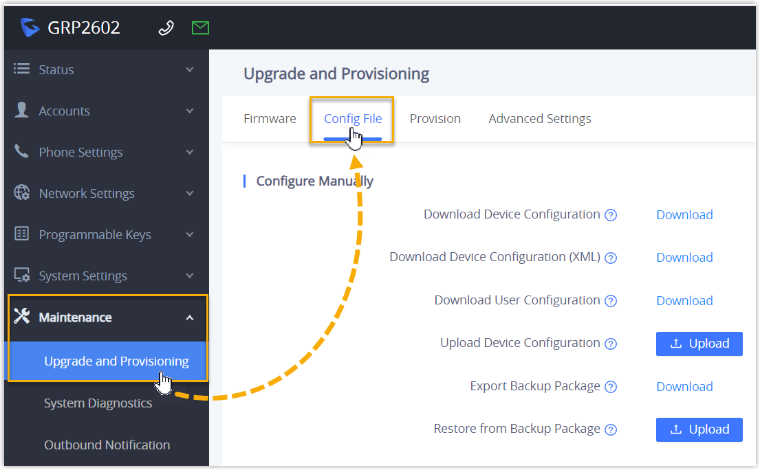 Auto Provisioning Template