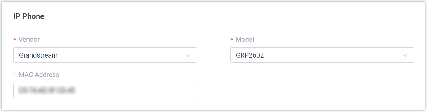 IP Phone Configuration