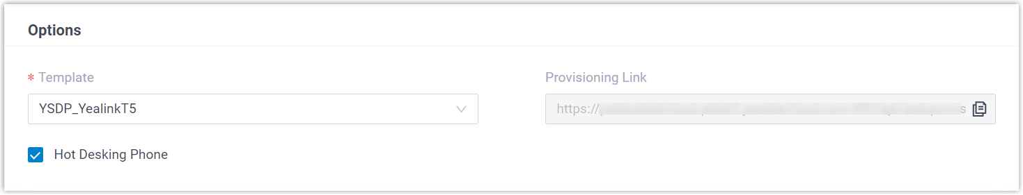 Set up Hot Desking Phone PCE
